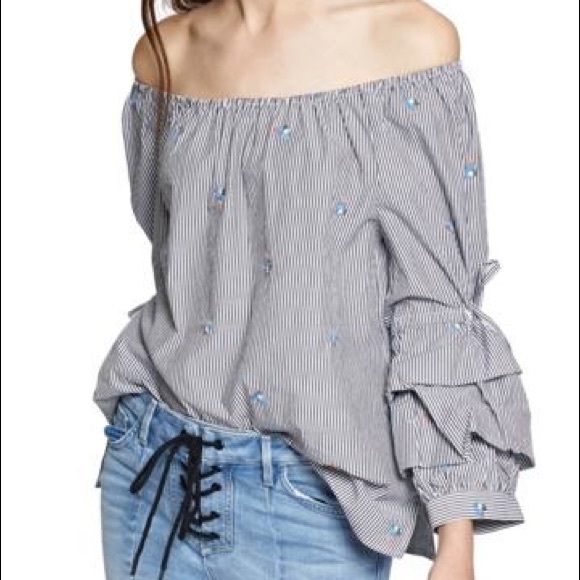Sanctuary Tops - Sanctuary Saffron Folded Sleeve Blouse